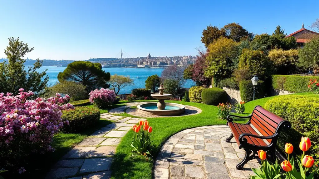 tranquil bosphorus garden retreat