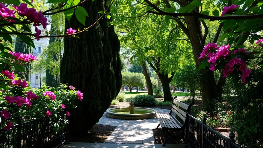 tranquil green oasis retreat