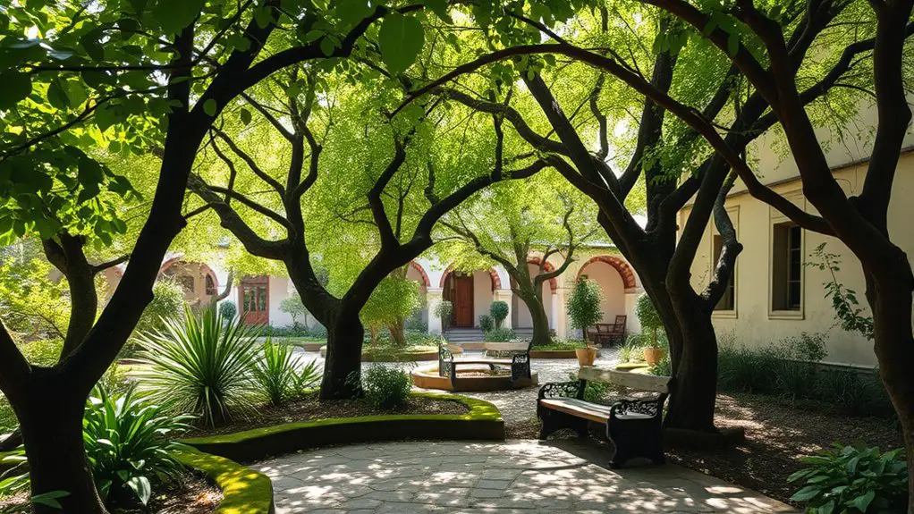tranquil historic garden escape