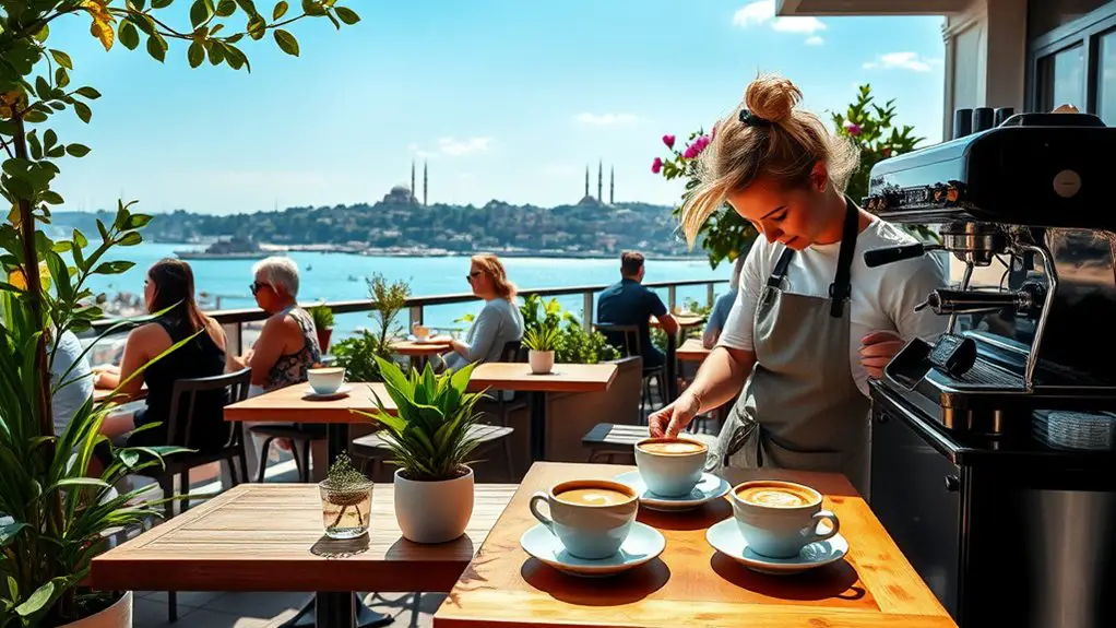 trendy cafes with breathtaking views