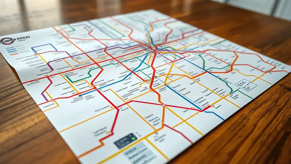 tube map color meanings