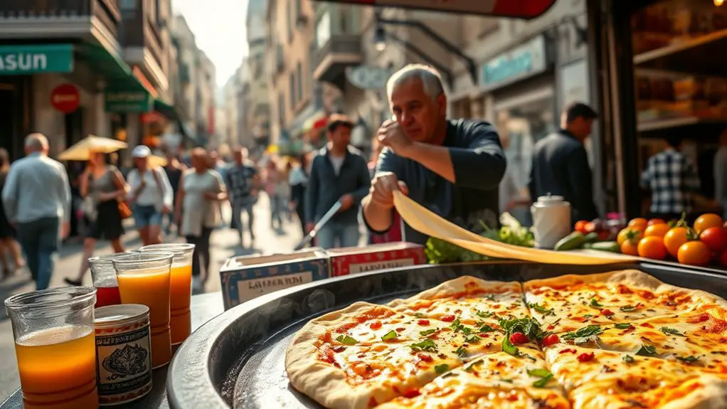 turkish pizza with spices