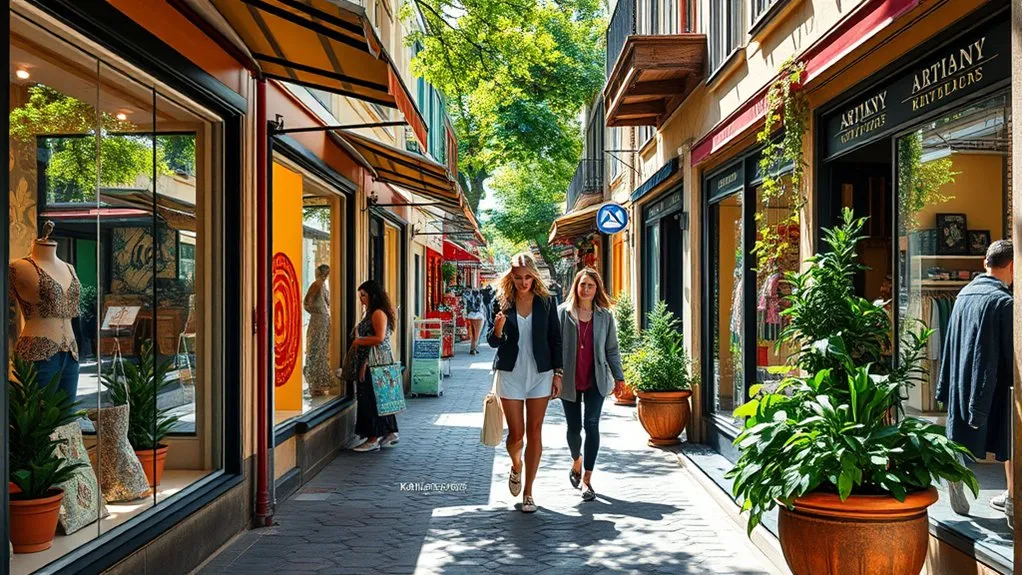 Vintage clothing and independent boutique shops around Karaköy and Galata