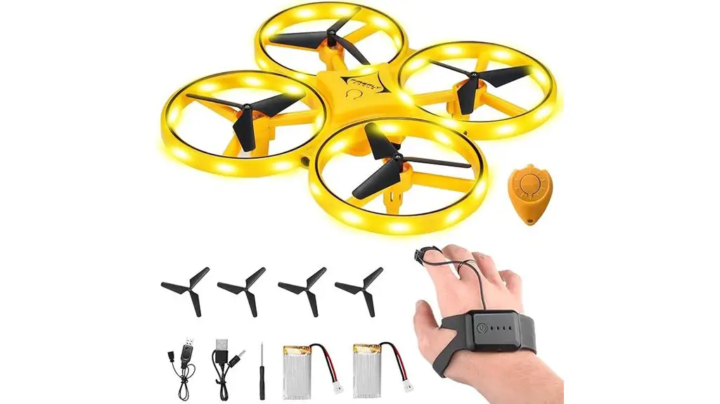 upgraded hand controlled drone