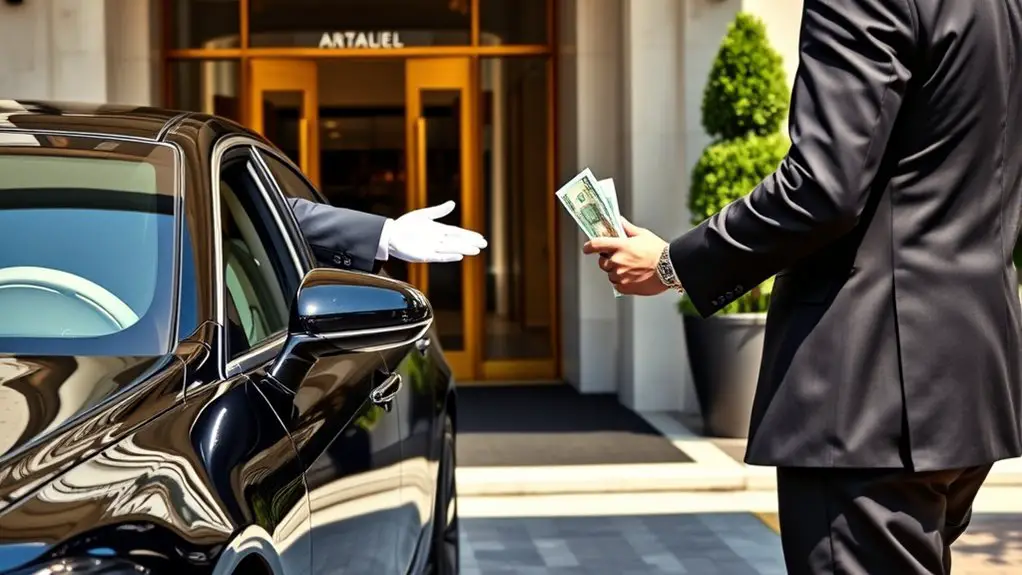 valet tipping guidelines hotel