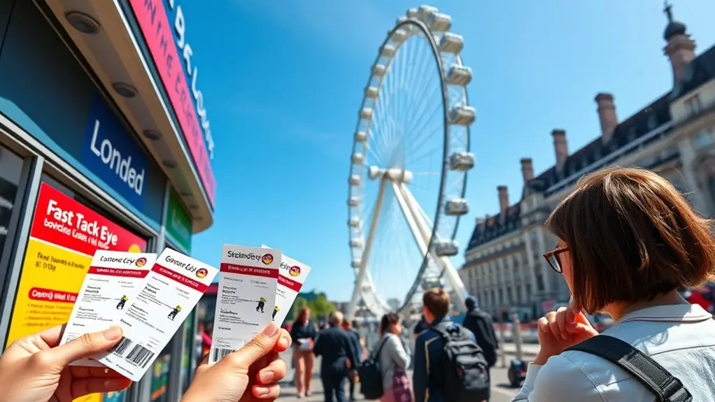 variety of london eye tickets