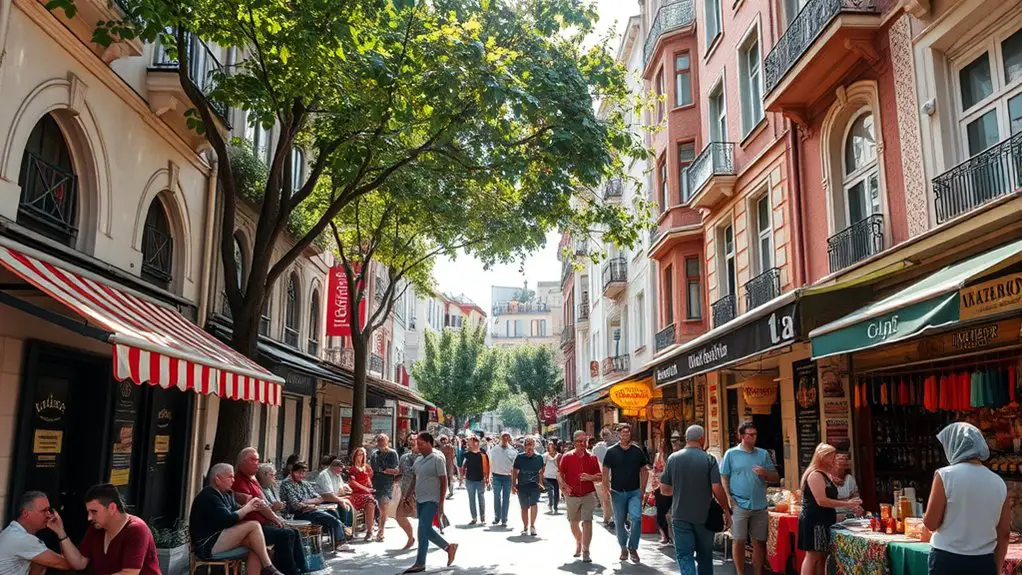 vibrant market and culture