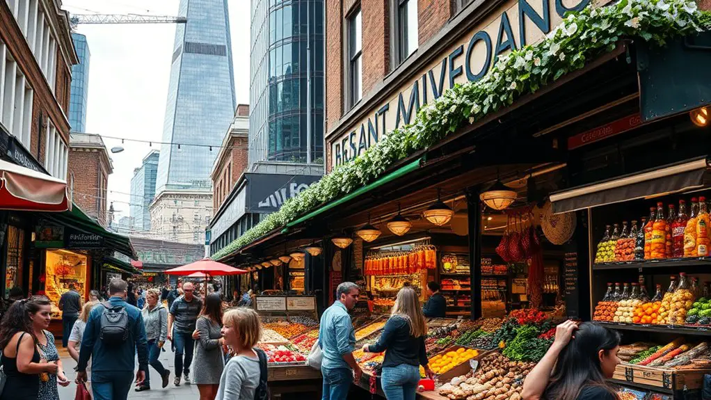 vibrant markets and modern attractions