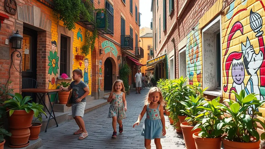 vibrant murals and community