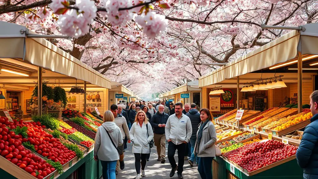 vibrant outdoor food experiences