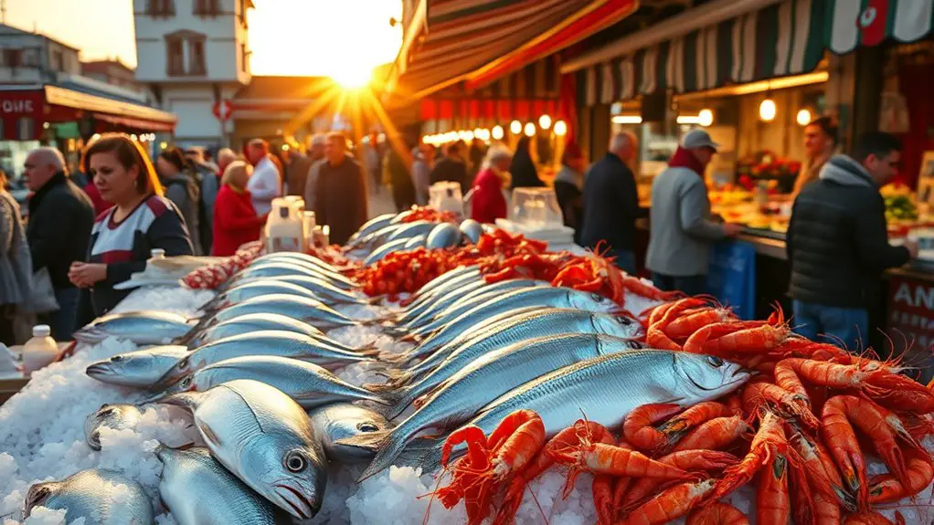 vibrant seafood market experience