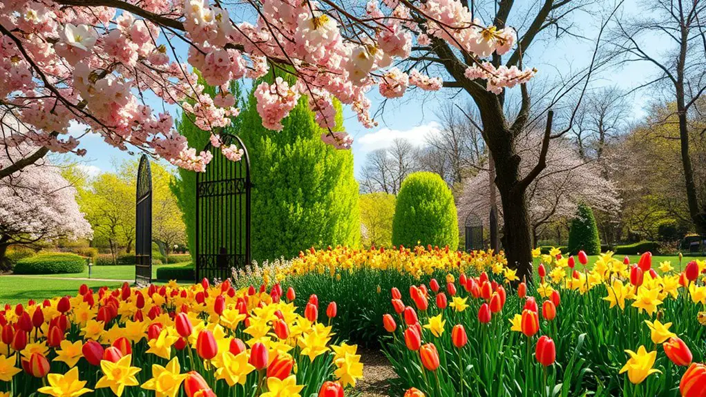 vibrant spring flora awakening