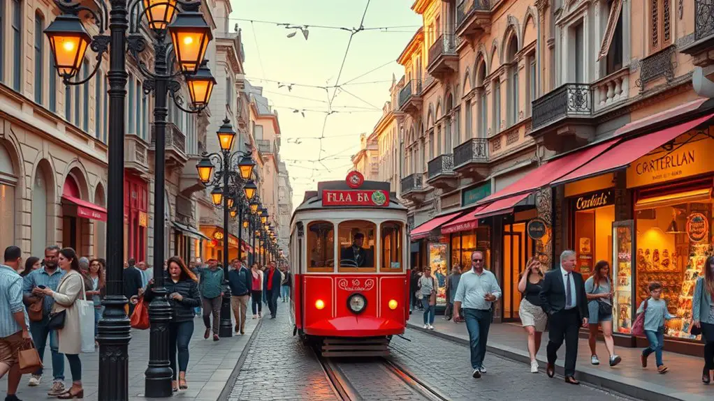 vibrant street life experience