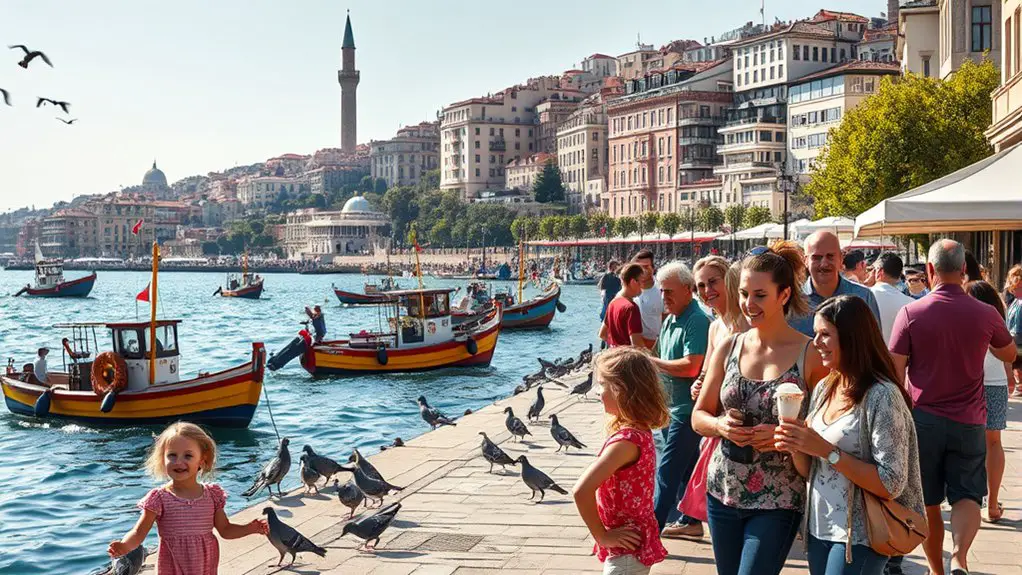 vibrant waterfront family activities
