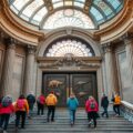 visiting natural history museum