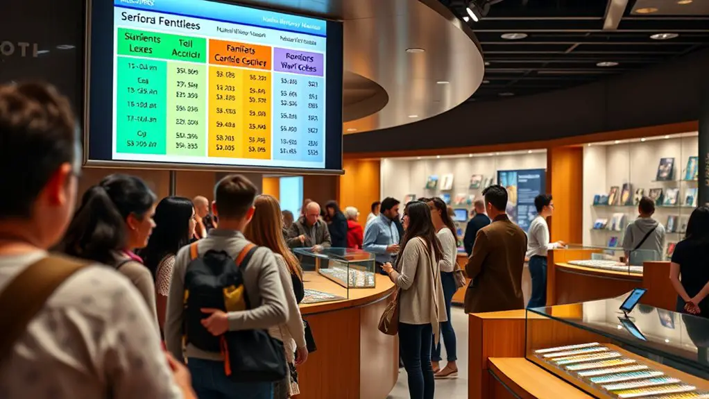 visitor pricing and discounts