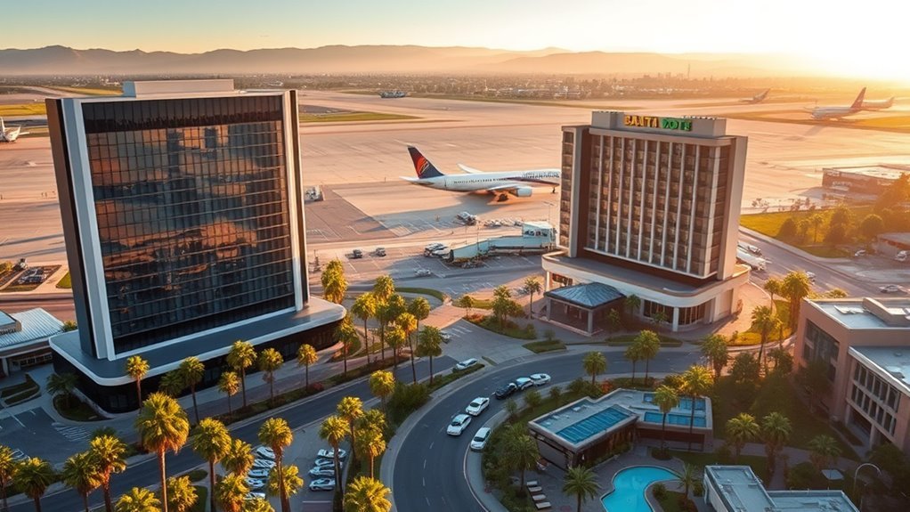 airport hotel options comparison