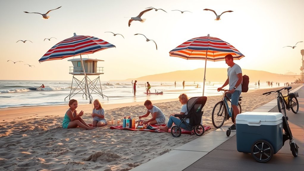 balanced family beach getaway