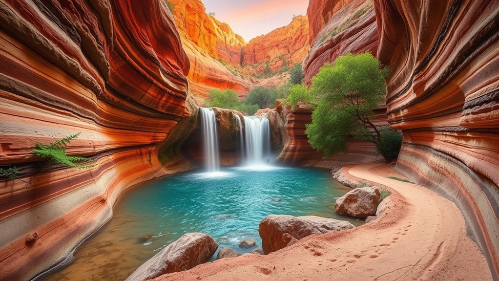 cascading adventures through canyons