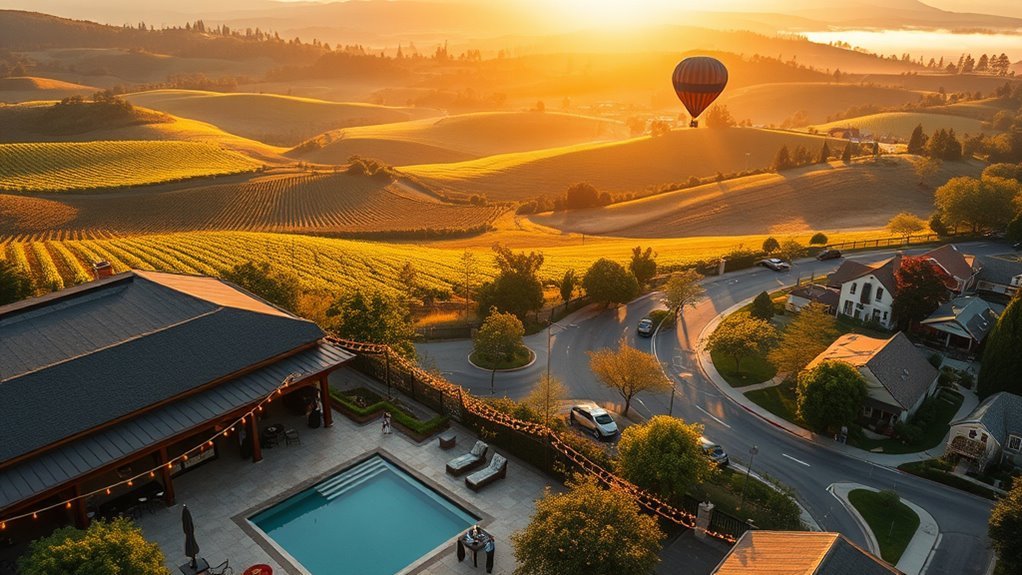 Overview of Sonoma wine country base towns including Healdsburg, Sonoma City, and Glen Ellen