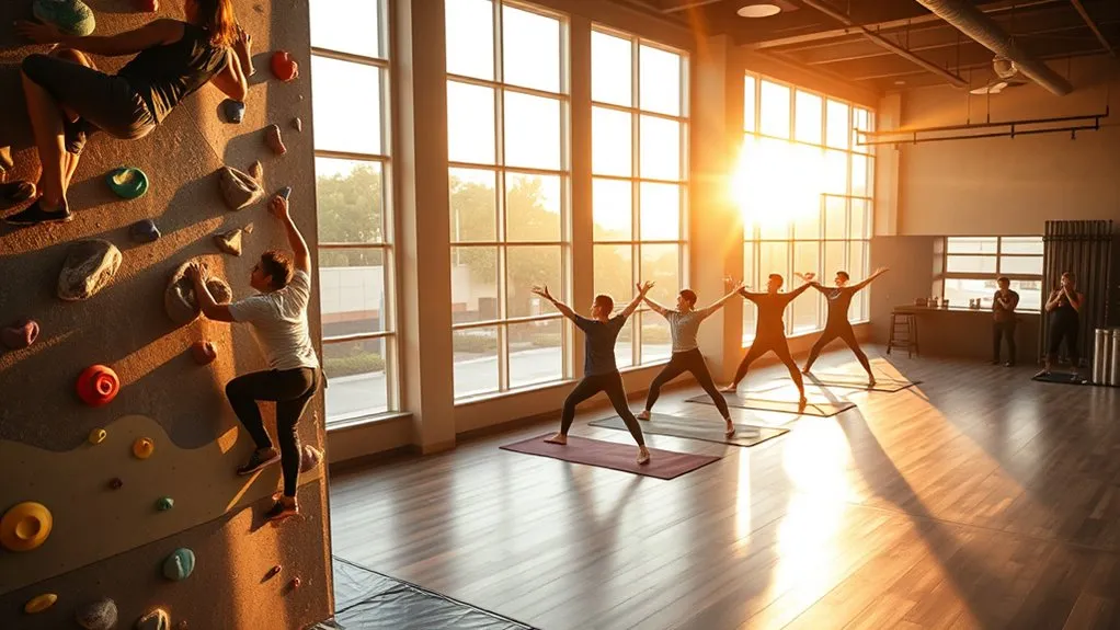 Indoor Things to Do in San Luis Obispo, California: Beat the Heat or Rain climbing yoga fitness classes