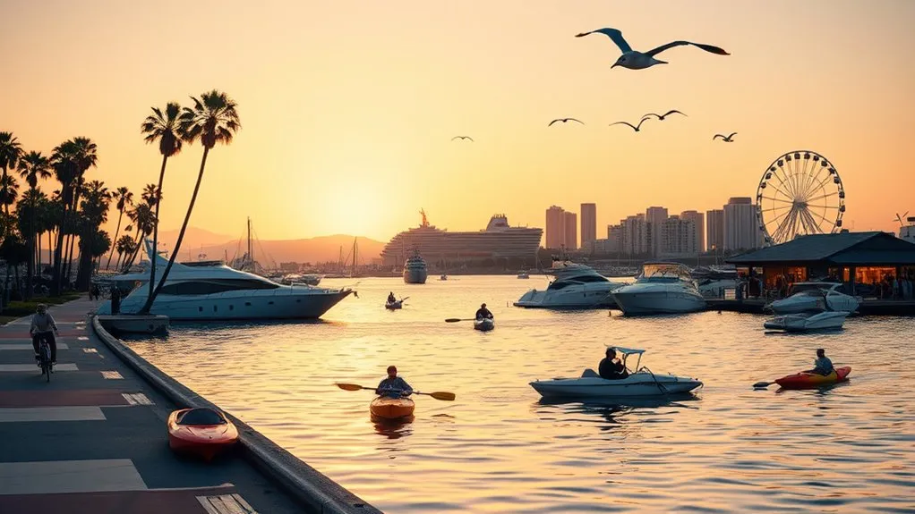 10 Best Pasadena Day Trips for 2026 Escapes Long Beach waterfront with the Queen Mary ocean liner and Shoreline Village in the background