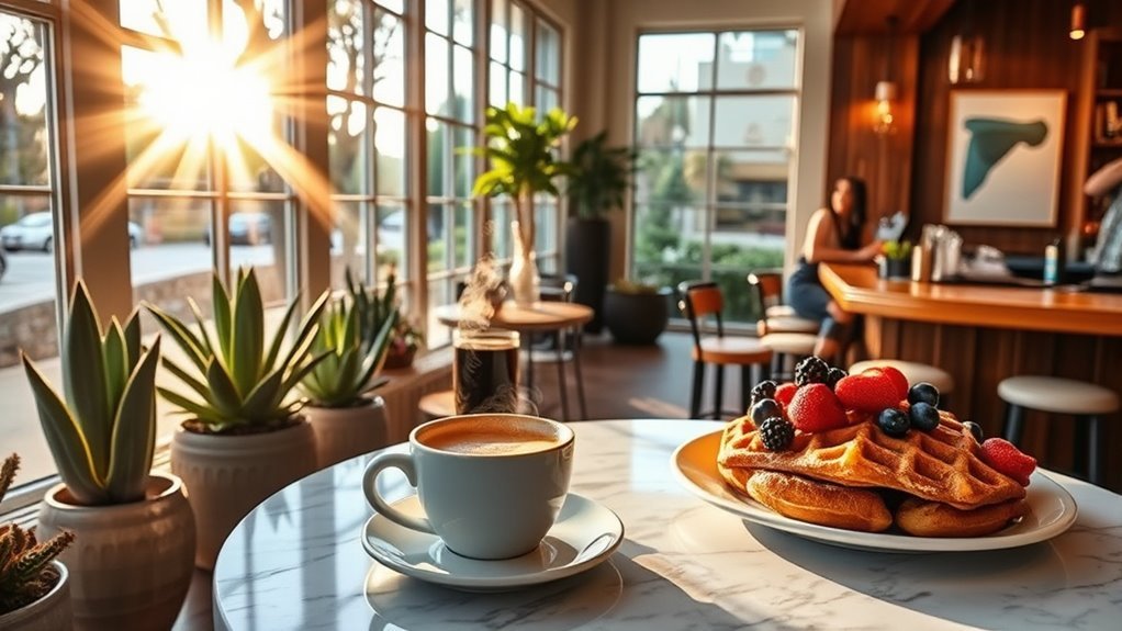 cozy breakfasts and indoor explorations