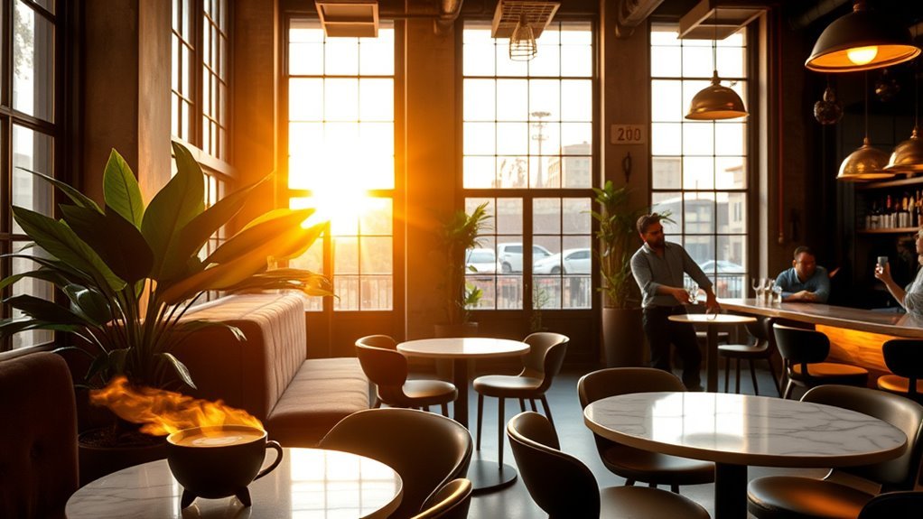 cozy dining with diversity