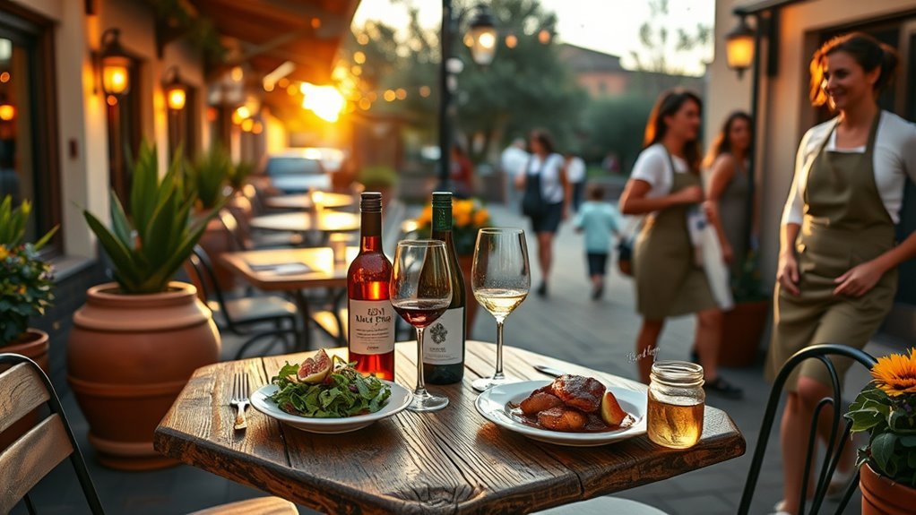 cozy patio bold flavors