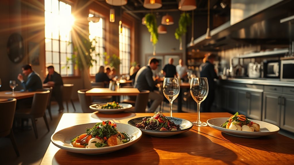 elevated plant forward dining experience