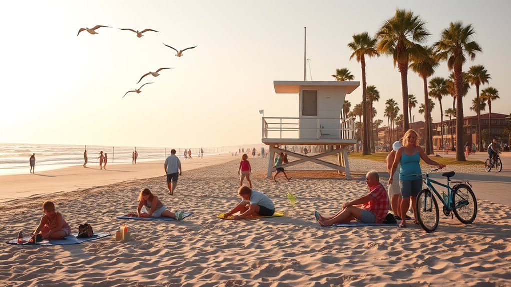 family-friendly beach activities in Long Beach
