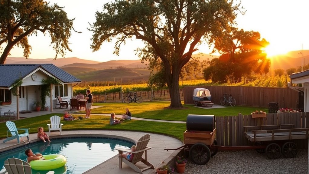Family-friendly and budget hotel options in Sonoma wine country