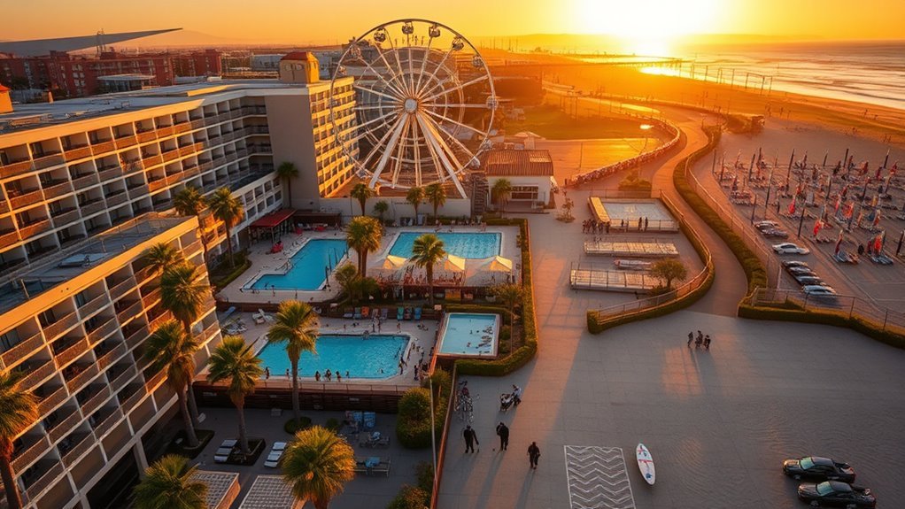 Family-friendly Santa Monica hotel near the beach and Pier