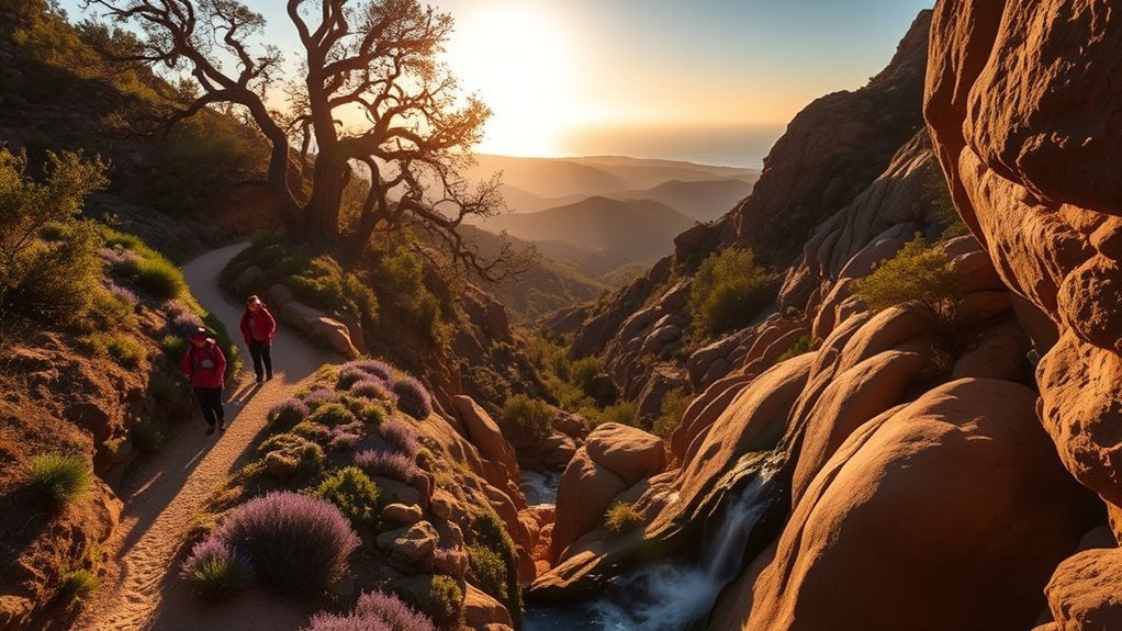 family friendly loop waterfall hike