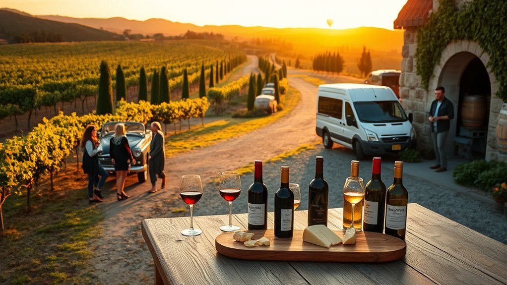 guided tastings at wineries