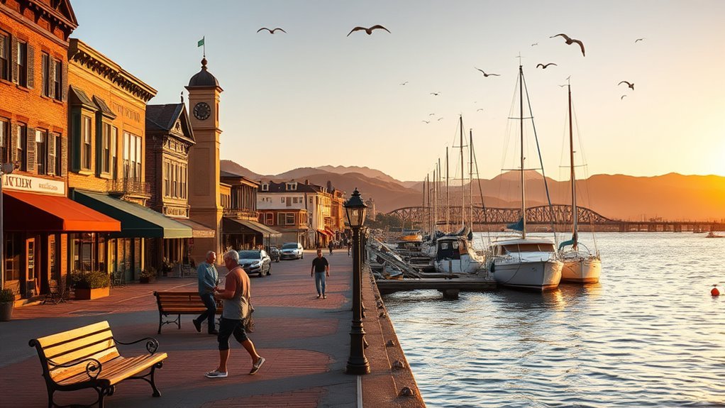 historic waterfront small town escape