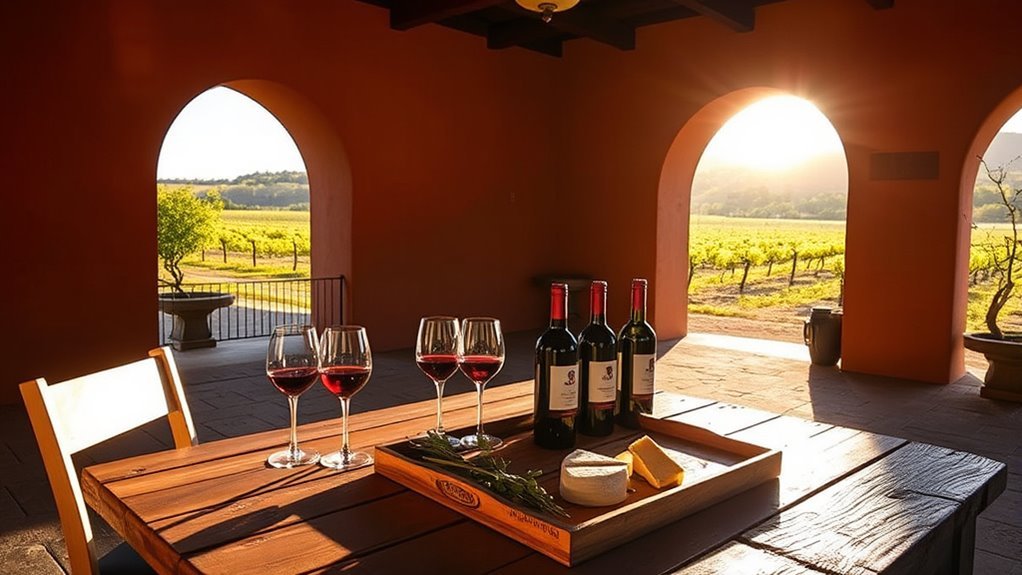 historic wine tasting experience