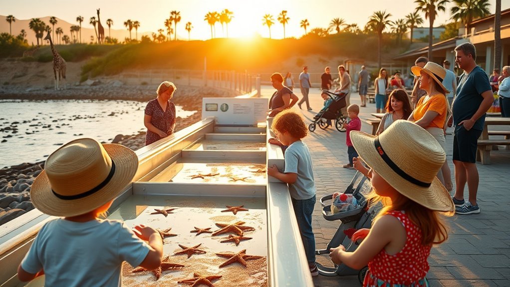Child exploring an interactive Santa Barbara science museum exhibit