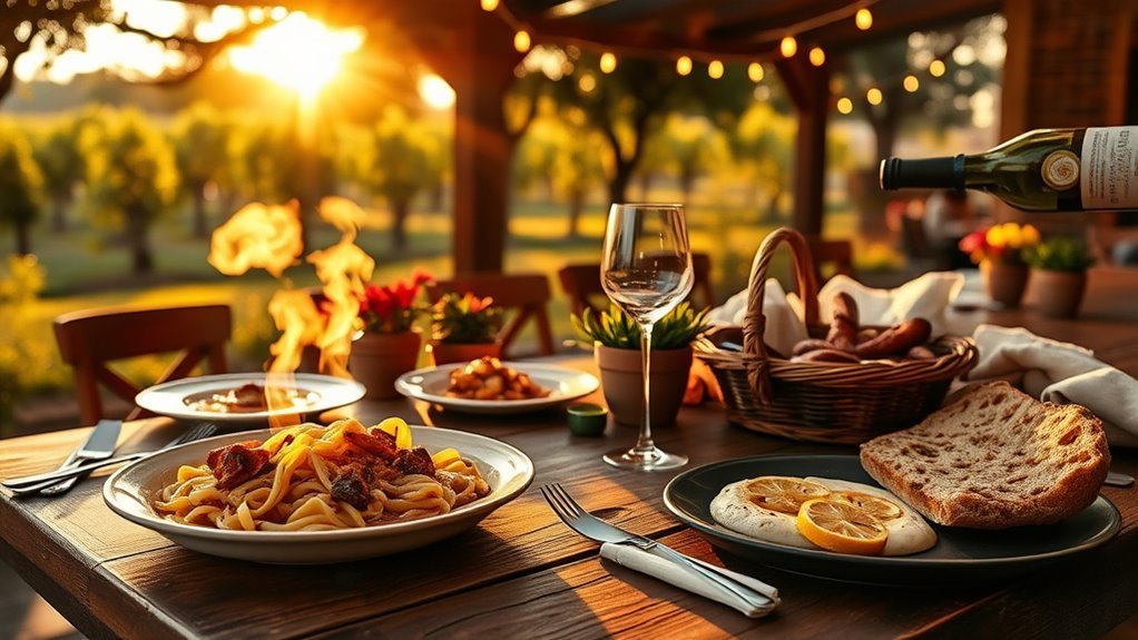 Italian pasta and Mediterranean dishes served in Sonoma