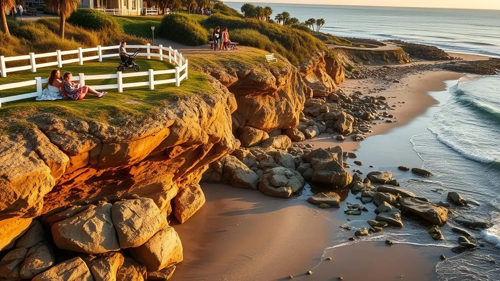 Best Pismo Beach Kids Activities Guide for Families Margo Dodd oceanfront gazebo and grass park overlooking Shell Beach