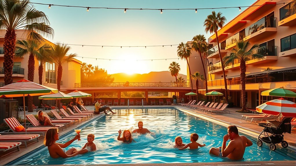 kid friendly retro resort amenities