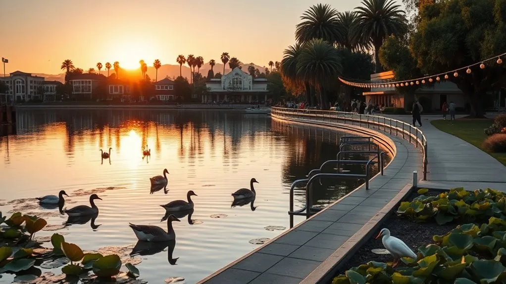 Lake Merritt nature exploration and walking paths in Oakland, CA
