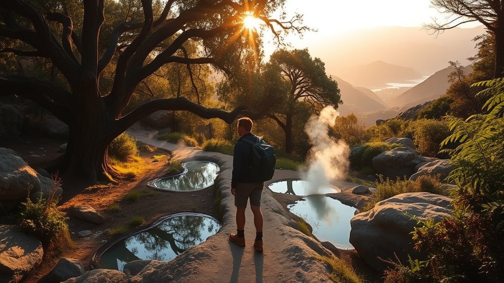 natural hot springs hike