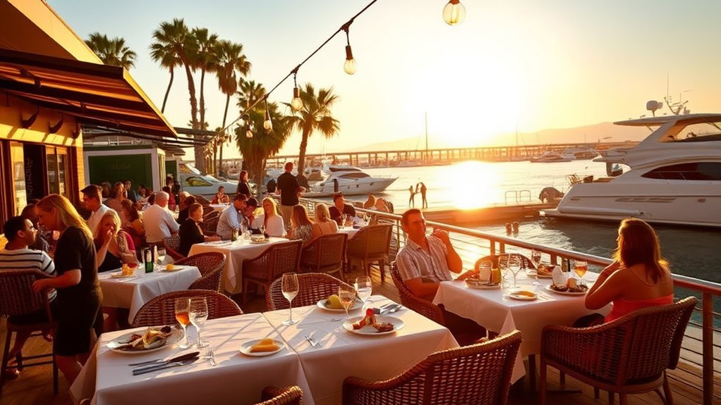 oceanfront dining experiences await