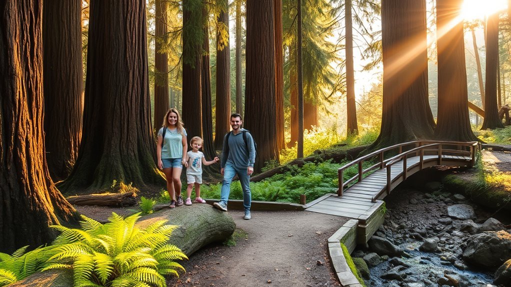 redwood hikes for families