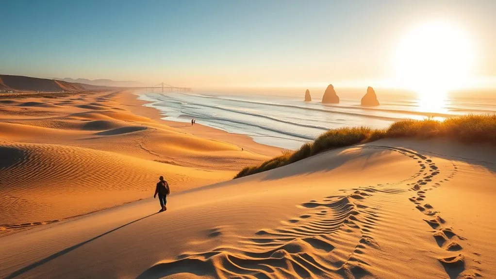 Responsible outdoor recreation near Pismo Beach dunes and coastline