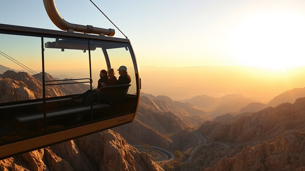 rotating tramway mountain experience