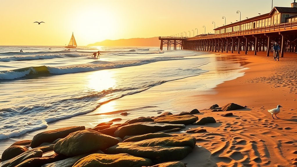 sandy beaches and tide pools