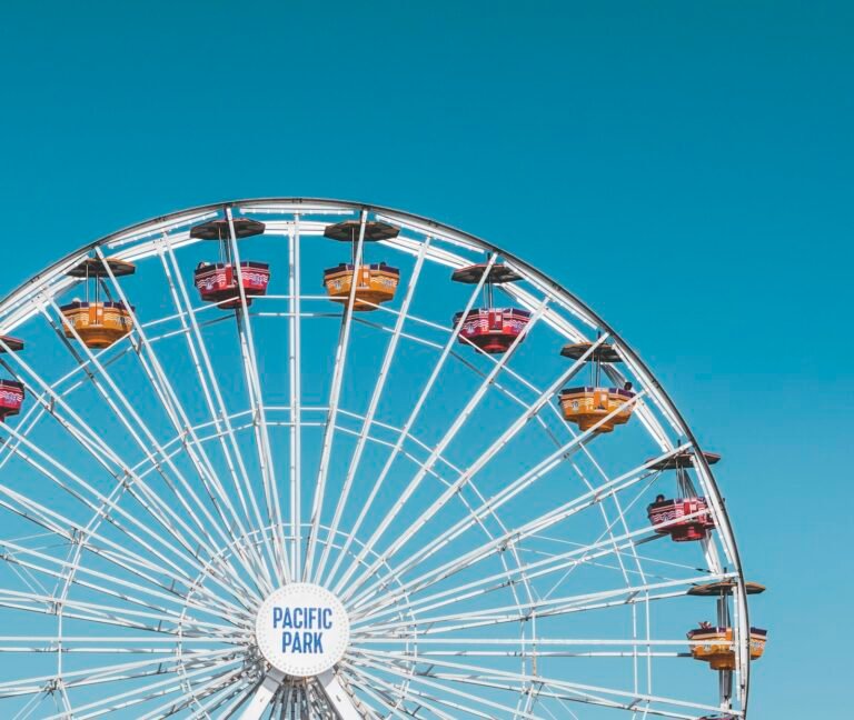 Pacific Park Ferris wheel on Santa Monica Pier