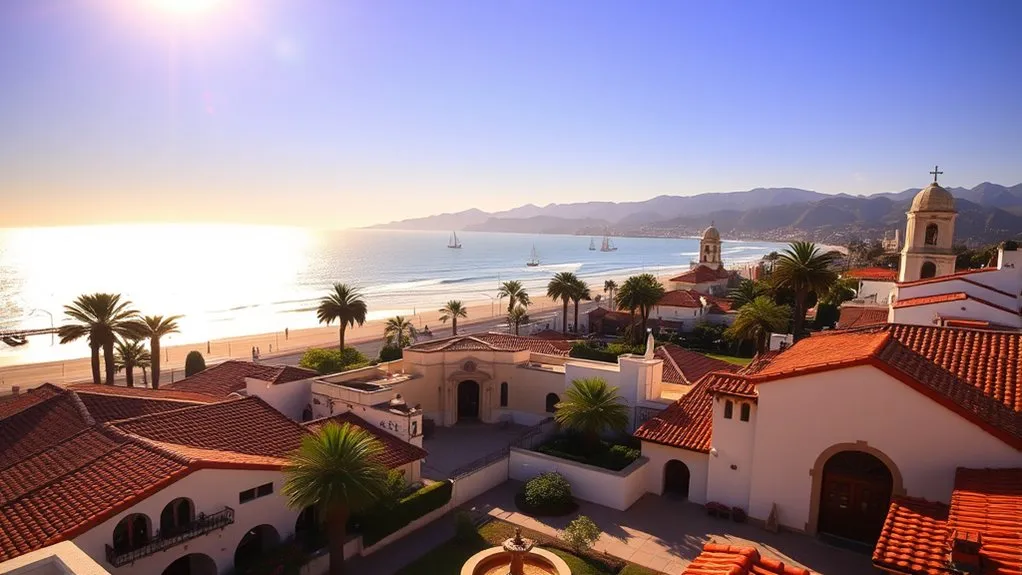 10 Best Pasadena Day Trips for 2026 Escapes Santa Barbara coastal waterfront with Mediterranean-style architecture and blue skies